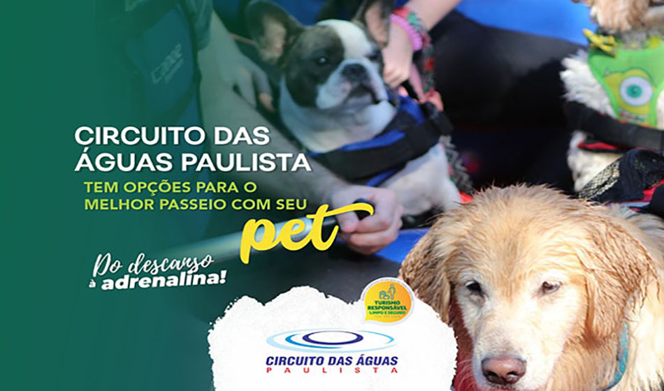 #Dicadasemana Circuito das Águas Paulista tem várias opções para o seu pet 